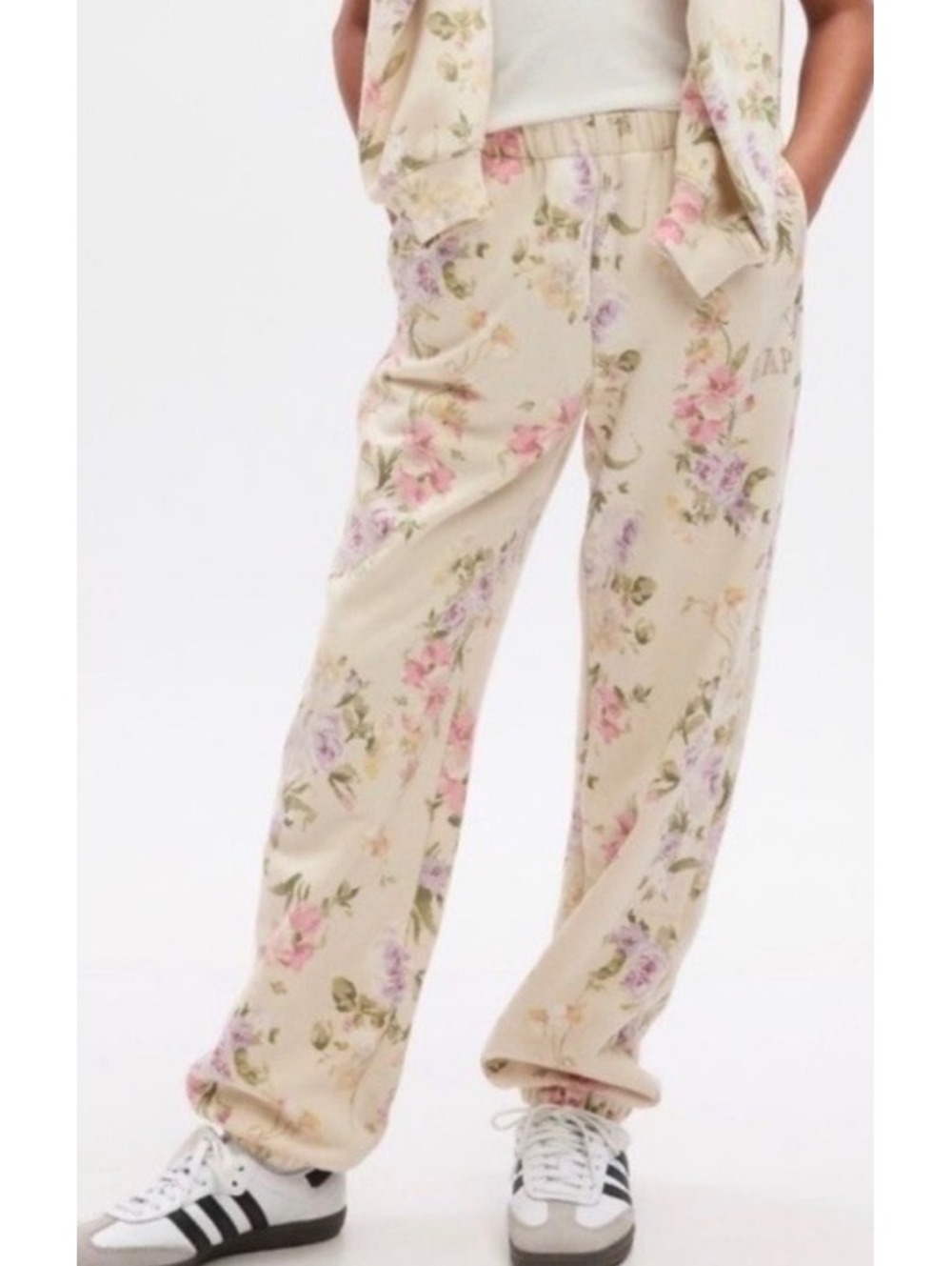 GAP x LoveShackFancy Floral Print Jogger Sweatpants XS